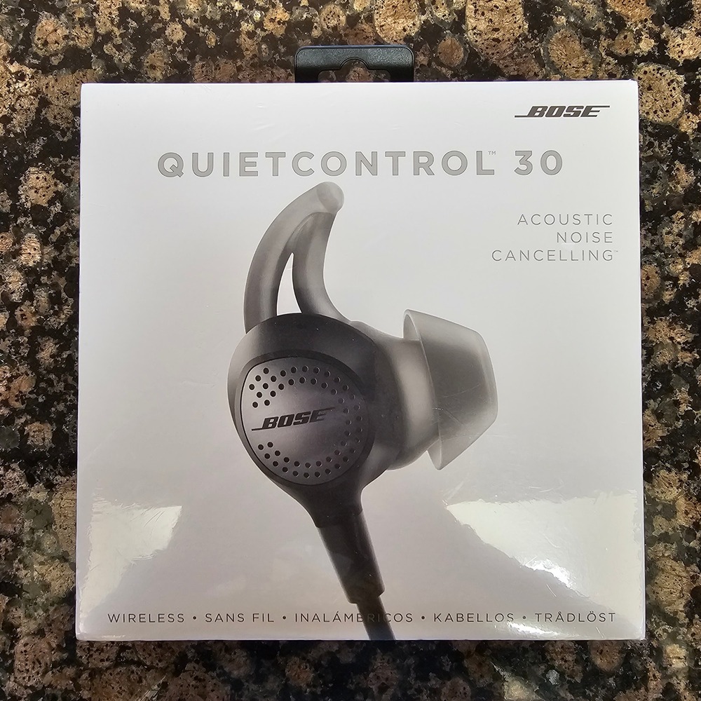 Bose QuietControl 30 QC30 In-Ear Noise Canceling Headphones Earbuds 761448-0010